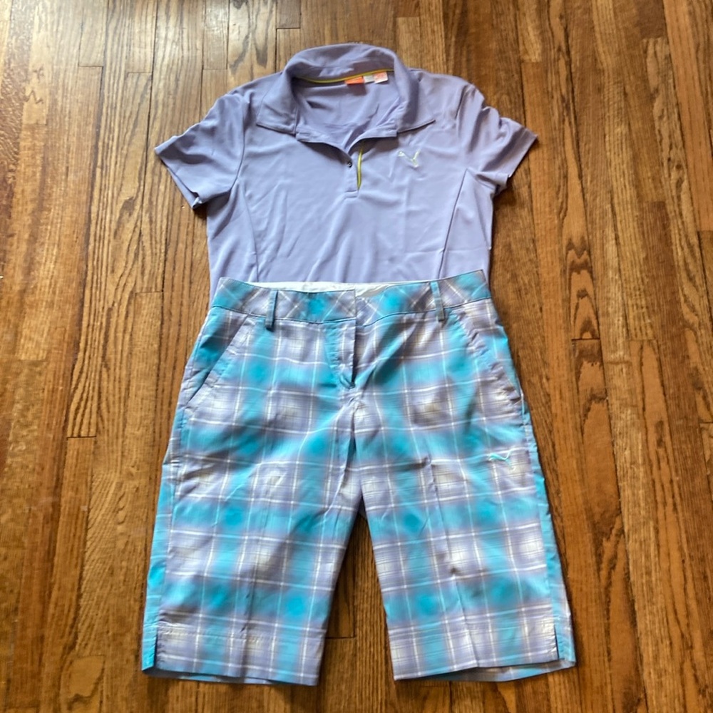 Puma golf short/top set.